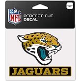 NFL Jacksonville Jaguars WCR48475014 Perfect Cut Color Decal, 4.5" x 5.75"
