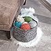 Caron One Pound Solids Yarn, 16oz, Gauge 4 Medium, 100% Acrylic - Grey Mix- For Crochet, Knitting & Crafting ( 1 Piece )