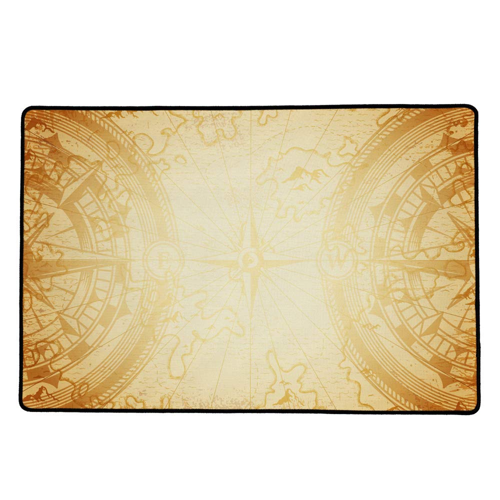 Playmat Compass Sepia 60 x 40 cm Immersion Hight Quality for Board Games