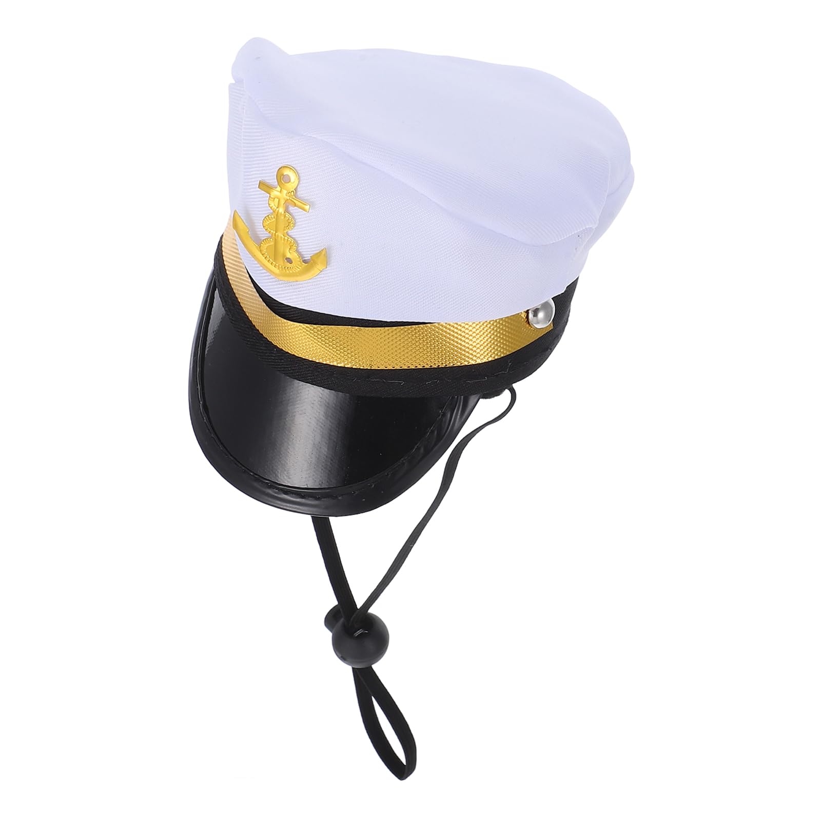 Pet Captain Sailor Hat: Puppy Dog Sailor Costume Hat Cosplay Costume Accessories for Pet Dog Cat Fancy Headgear Photo Prop