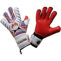 Guanti Da Portiere Professionali WALTER Jack: Nero/rosso, Lattice Elite