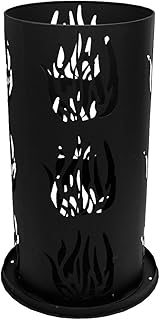 Feuersäule Feuerturm Leuchtfeuer Gartenfeuer Brennturm in der Größe ø 40 cm x h 80 cm