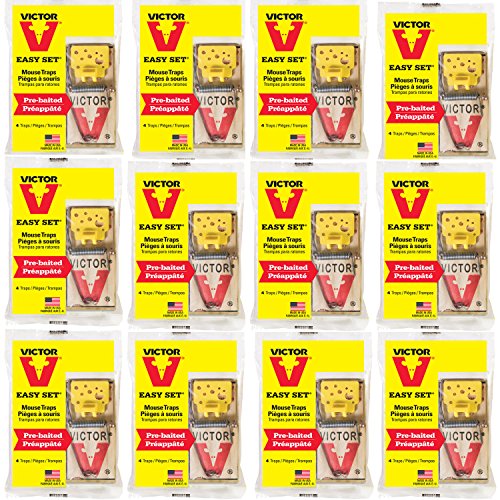 Victor Easy Set Mouse Trap, 12 pack ( 48 count ) Victor Easy Set Mouse Trap, 12 pack ( 48 count )