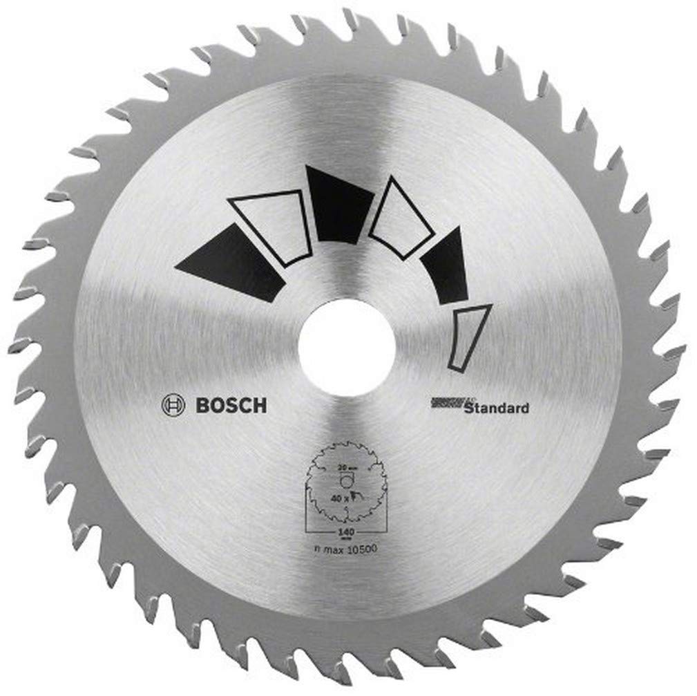 Bosch 1x Circular Saw Blade Standard (for Wood, Ø 190 x 2.2/1.5 x 20/16 mm, 24 Teeth, ATB, with 1x Reduction ring 16 mm, Accessories for Circular Saws)