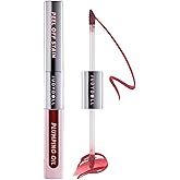 JUDYDOLL Peel Off Stain and Plumping Oil Duo - Long-Lasting Lip Stain with 3D Plumping Gloss, Hydrating and Non-Sticky Formula (#03 Cherry Spark)