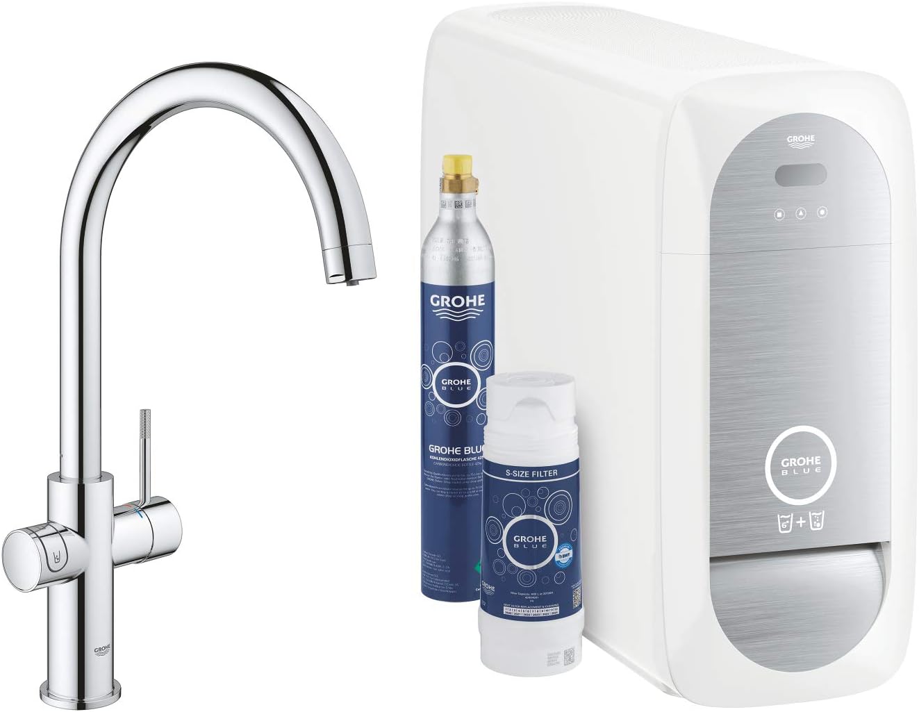Grohe Blue Home Kuche Spultischarmatur Mit Filterfunktion Und Wifi C Auslauf 31455001 Amazon De Baumarkt