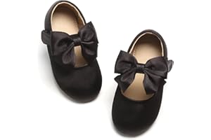 Otter MOMO Toddler/Little Girls Mary Jane Ballerina Flats Shoes Slip-on School Party Dress Shoes