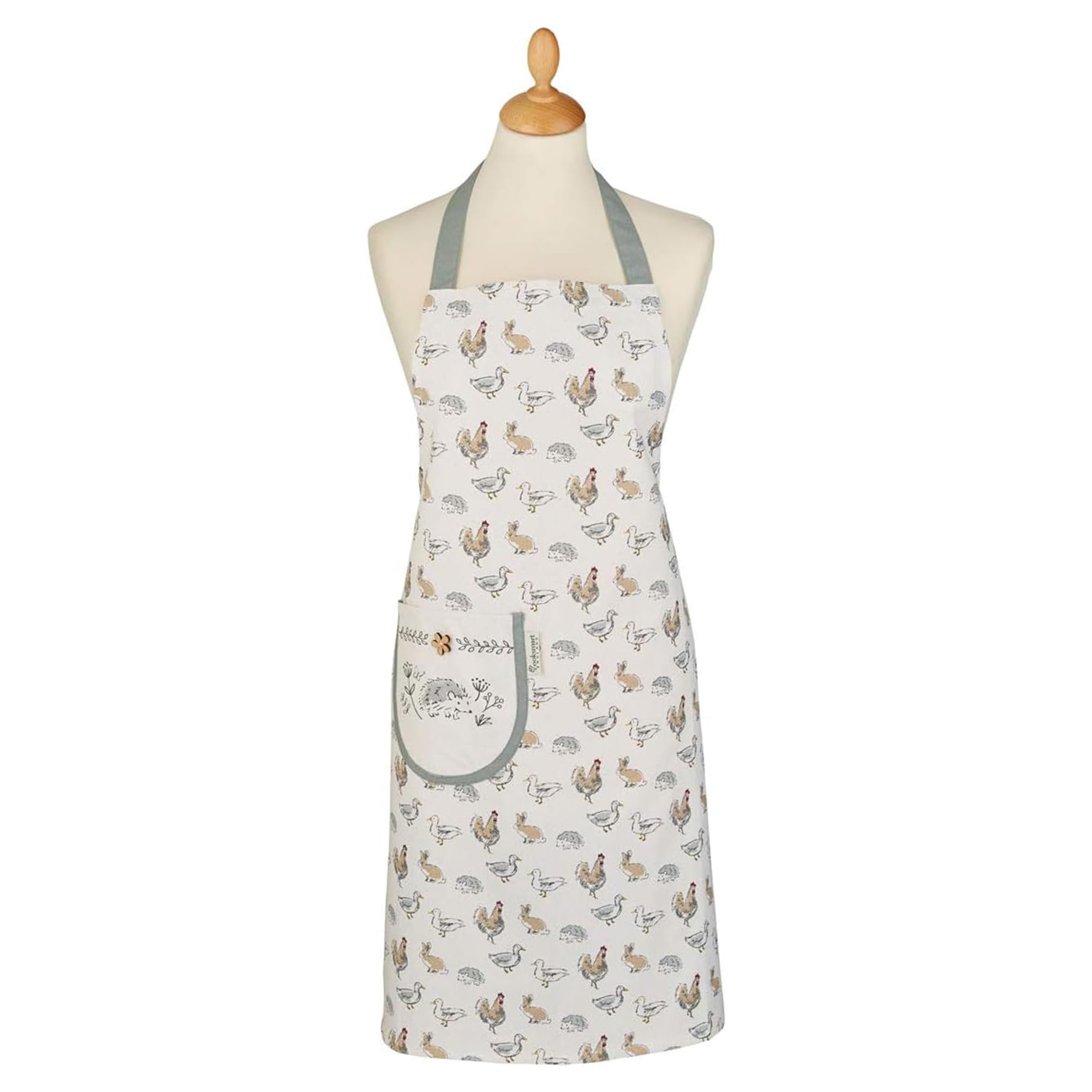 Cooksmart Country Animals Multi-Coloured Adults Cotton Apron For Cooking, Baking & Grilling | Comfortable Cotton Apron For Chefs, Cooks & Home Kitchens | Stylish Kitchen Aprons Gift For Women & Men — image 1