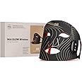 INIA Red Light Therapy Mask for Face, Glow Wireless LED Face Mask Light Therapy with Near-Infrared Red Light (NIR), Rechargeable and Ergonomic Design for Home & Travel