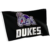 Desert Cactus James Madison University Flag - 3 x 5 Feet Dukes JMU Banner, Indoor/Outdoor Durable Fabric Display (Style H)