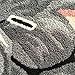 USTIDE Grey Cute Sleeping Cat Shaped Bedroom Area Rug,Tabby Cat Carpet 33.5 by 18 Inch