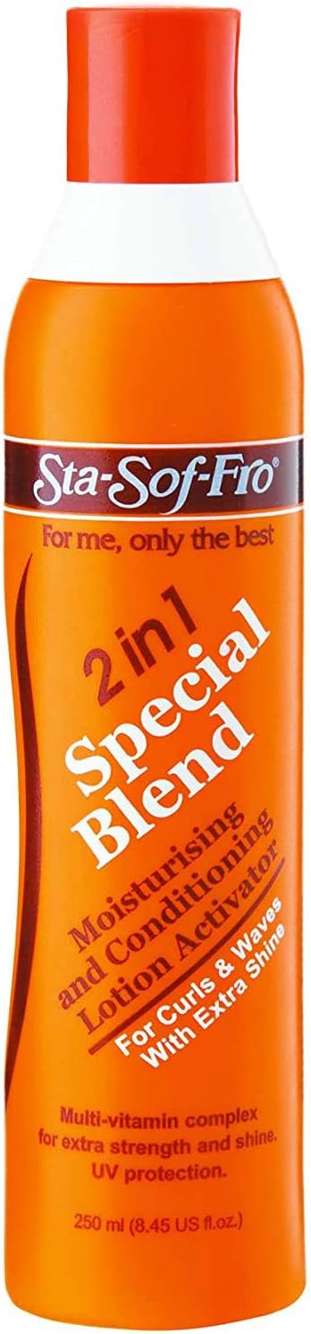 Sta-Sof-Fro 2 in 1 Curl Activator Lotion Moisturising Conditioning 250ml