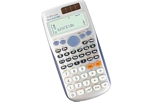 Aumotop Scientific Graphing Calculator 417 Function Highdefinition Display Dual Power Supply for Teachers Students Accountant