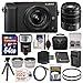 Panasonic Lumix DMC-GX85 4K Wi-Fi Digital Camera & 12-32mm (Black) + 45-150mm Lens + 64GB Card + Case + Flash + Battery & Charger + Tripod + 2 Lens Kit