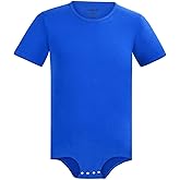 Landofgenie Men Short Sleeve Bodysuit Pajama Bodysuit One Piece Pajamas Rompers Basic Onesie