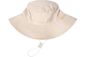BUCAUM Baby Sun Hat for Boy Girl Toddler Summer Bucket Hat,Kids Sun Protection Beach Cotton Baby Hats