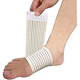 Lxnderment Arch Compression Bandage for Plantar Fasciitis, Arch Support Sleeve, Arch Support Bands for Women and Men, Feet Pain Relief, Fallen Arche, Flat Feet, High Arche, Flat Arch (Beige)