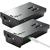 Artman 2-Pack Rechargeable New Reveal Lithium Battery Pack for Trail Camera | For Reveal Pro 3.0, X, X Ultra 3.0, X Gen 3.0, X Pro, X Gen 2.0, XB, SK Cellular Trail Camera, Upgraded LED &amp; Solar Charging