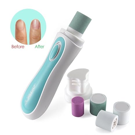 LaFlantine Nagelpflegesystem - elektrisches Maniküre/Pediküre-Tool. Müheloses Feilen und Polieren der Fingernägel und Zehennä