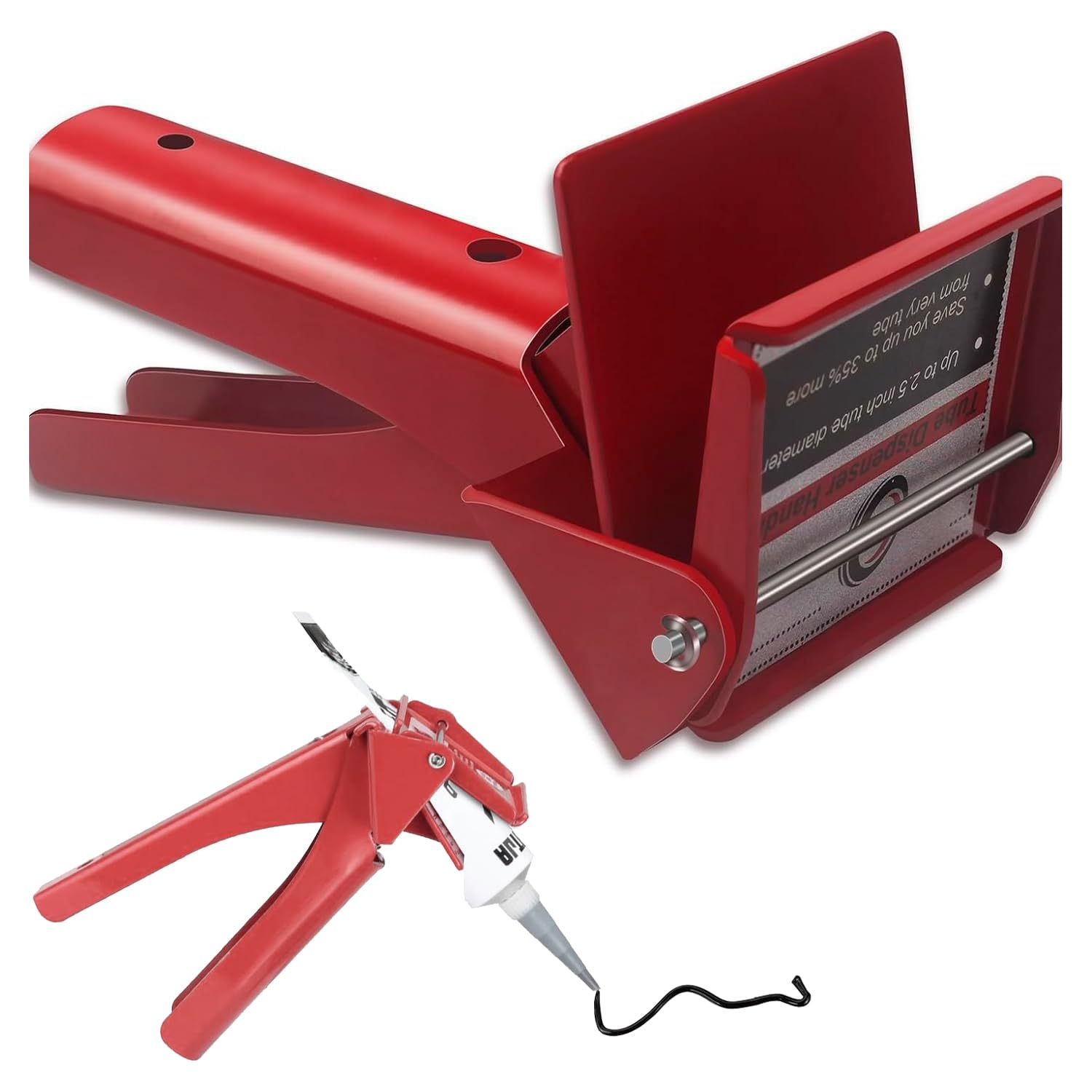 Tube Dispenser Tool for Squeeze, RTV Silicone Dispenser Tube Squeezer Tool, Precise Distribution Prevents Material Waste