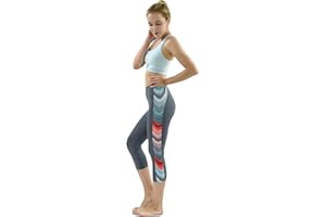 Private Island Sports Women UPF 50+ Capri Leggings Swimsuit Pants Beach Bathing Swim Rash Guard Bottom (RLCP)