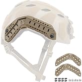 Qavctw Tactical Helmet Rail Mount Accessory Side Rails Kit for High Cut Fast Helmet with Screws