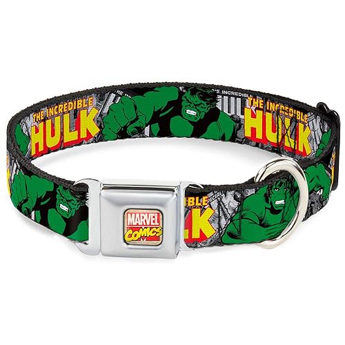 Dog Chains Incredible Hulk Dog Collar Buckle-Down Seatbelt Buckle