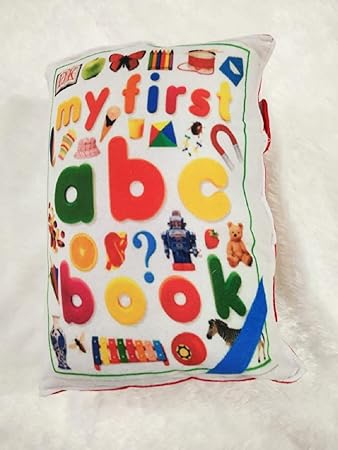 Divine Homes One Piece Kids Toddler Learning Pillow Cum Book With