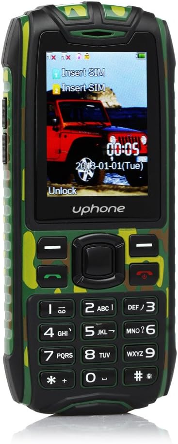 Special Offer New 2014 Uphone S925 Unlocked Gsm, Shockproof, Dustproof , Dual Sim, Long-time Standby Function Cell Phone (Camouflage)