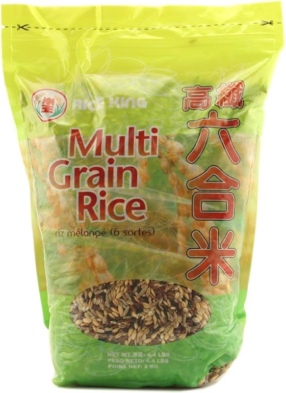 高纖六合米 Rice King Multi Grain Rice (6 Types of Rice) 4.4 lbs Dried Grains And