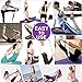 Yoga Strap, Comsun 8 ft Yoga Mat Strap for Stretching Holding Pose Cotton Purple