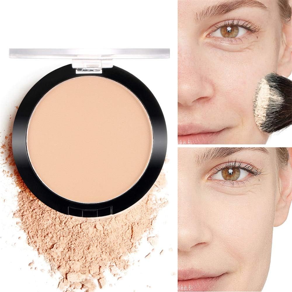 WuLian Facial Pores Invisible Trabslucent 12g Silky Smooth Pressed Powder Longlasting Oil Control Natural Base Makeup Tools