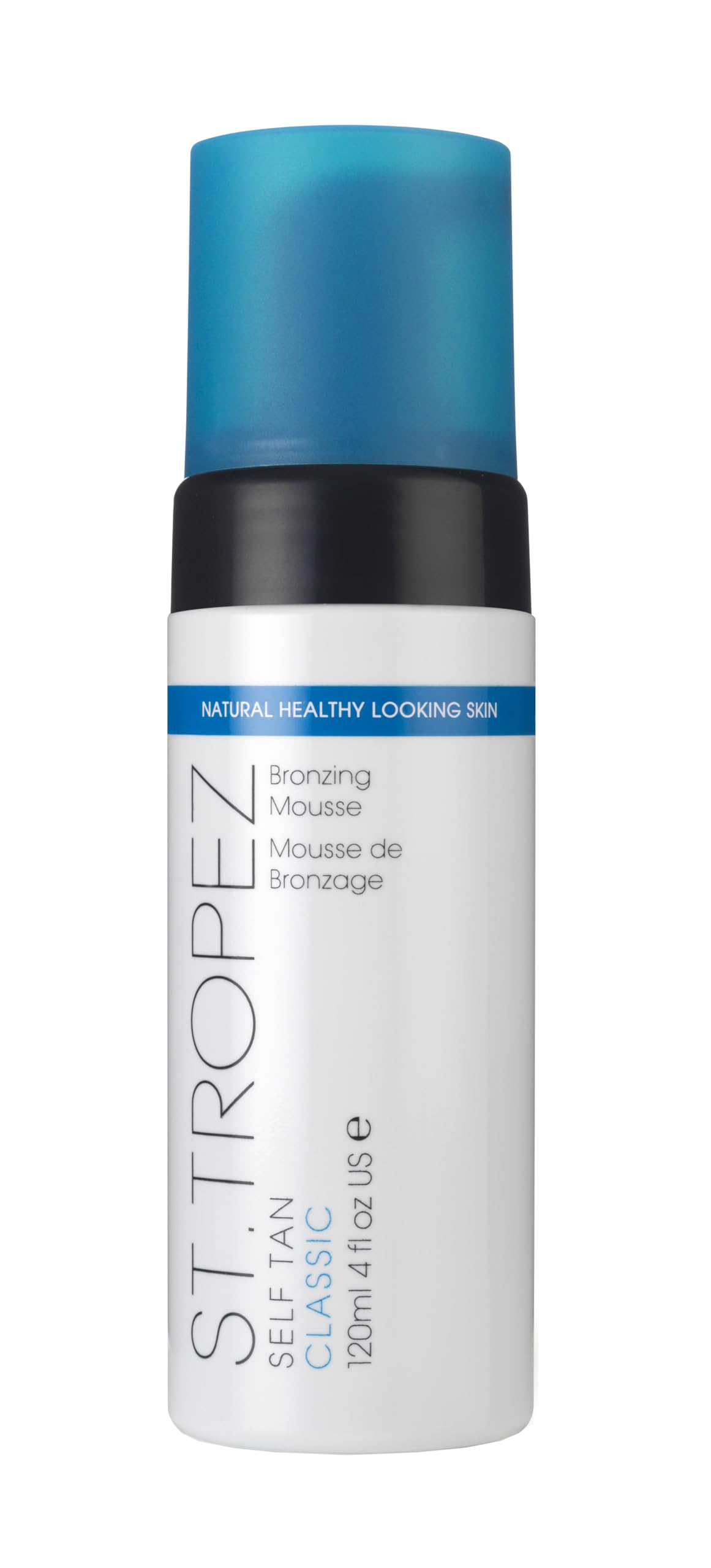 St.Tropez Self Tan Classic Bronzer Mousse Foam, Original Fake Tan, Streak-Free Finish, Develops in 4-8 hours, Vegan, Natural & Cruelty Free, 120 ml