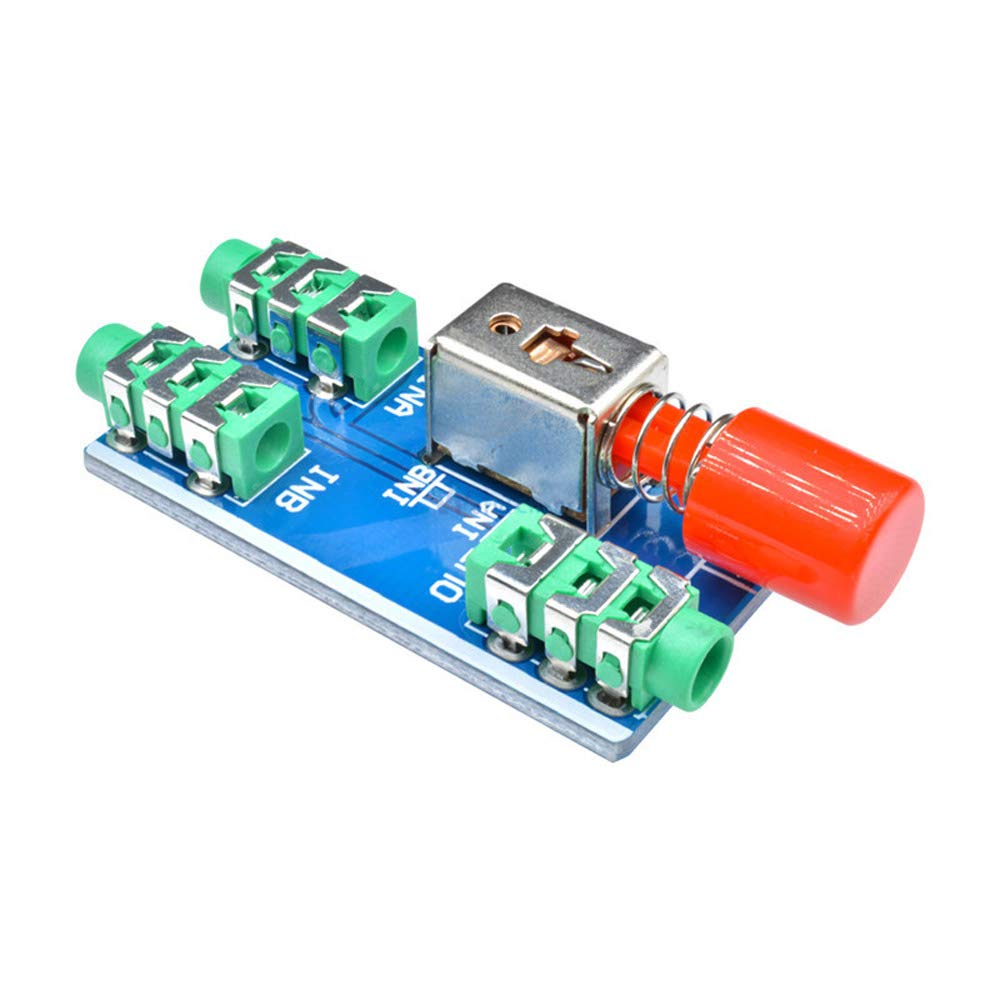 iHaospace Audio Switching Board 3.5mm Audio Input A/B Group Input Switch Select Output