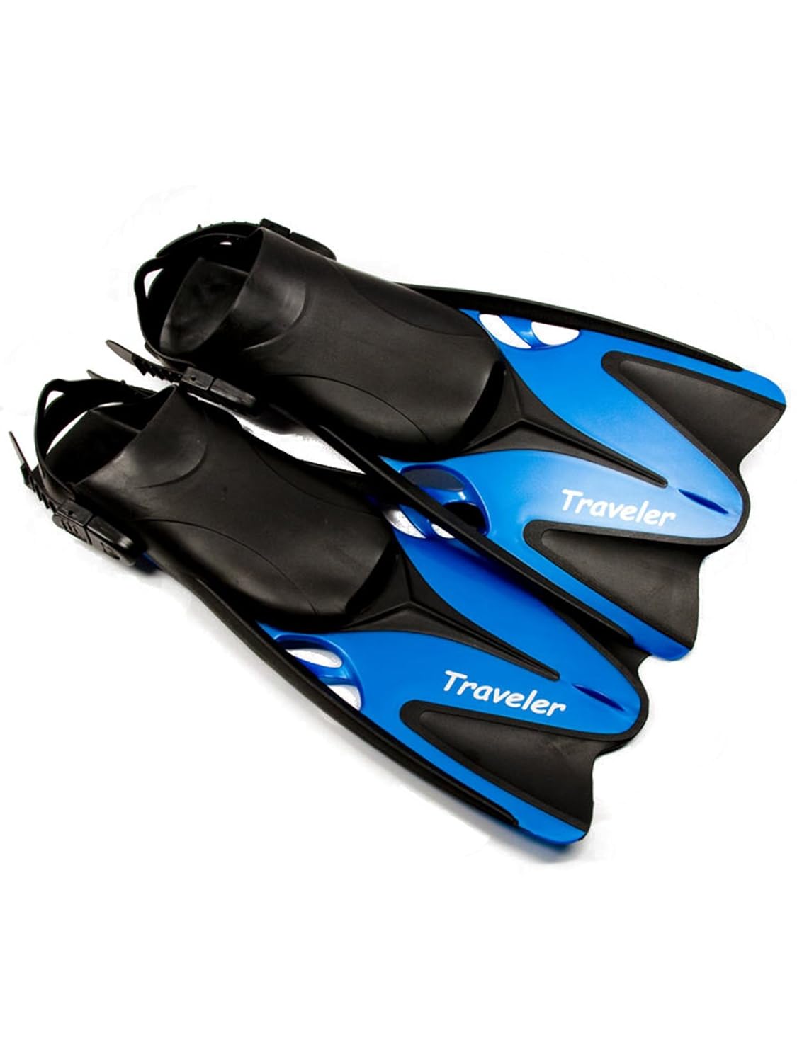 Sea Dive Traveler Compact Snorkeling Fins XL/XXL Blue Amazon.co.uk