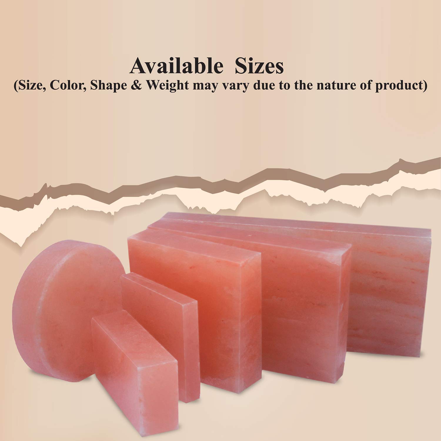 Himalayan Chef Pink Salt Cooking Plate 8" x 12" x 2" Block Cooking Salt Plate & Holder Set : Grocery & Gourmet Food
