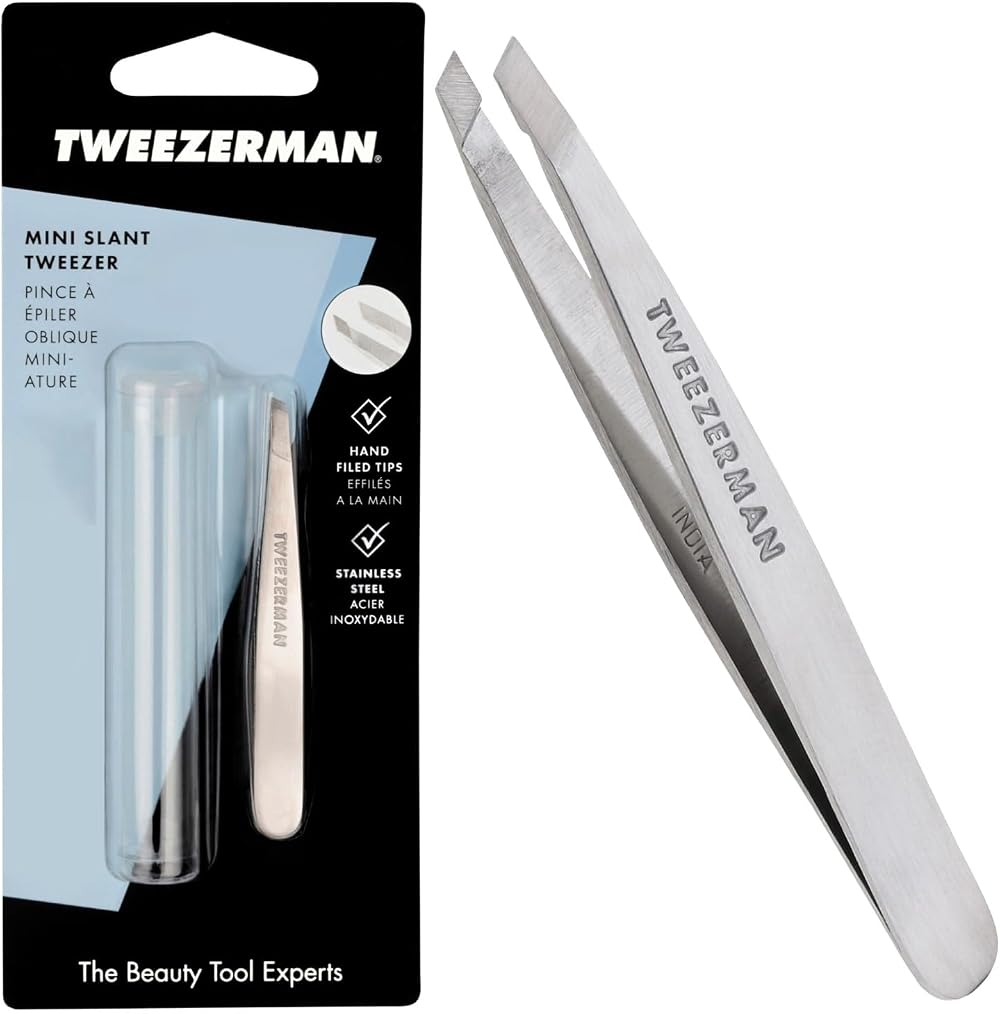 Tweezerman Classic Stainless Steel Mini Slant Tweezer