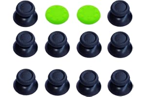 Liphontcta 5 Pairs Replacement Analog Stick Joystick Thumbsticks Thumb Grips Buttons for Playstation DualShock 4 PS4 Controll