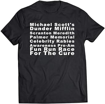 michael scott's run for rabies shirt