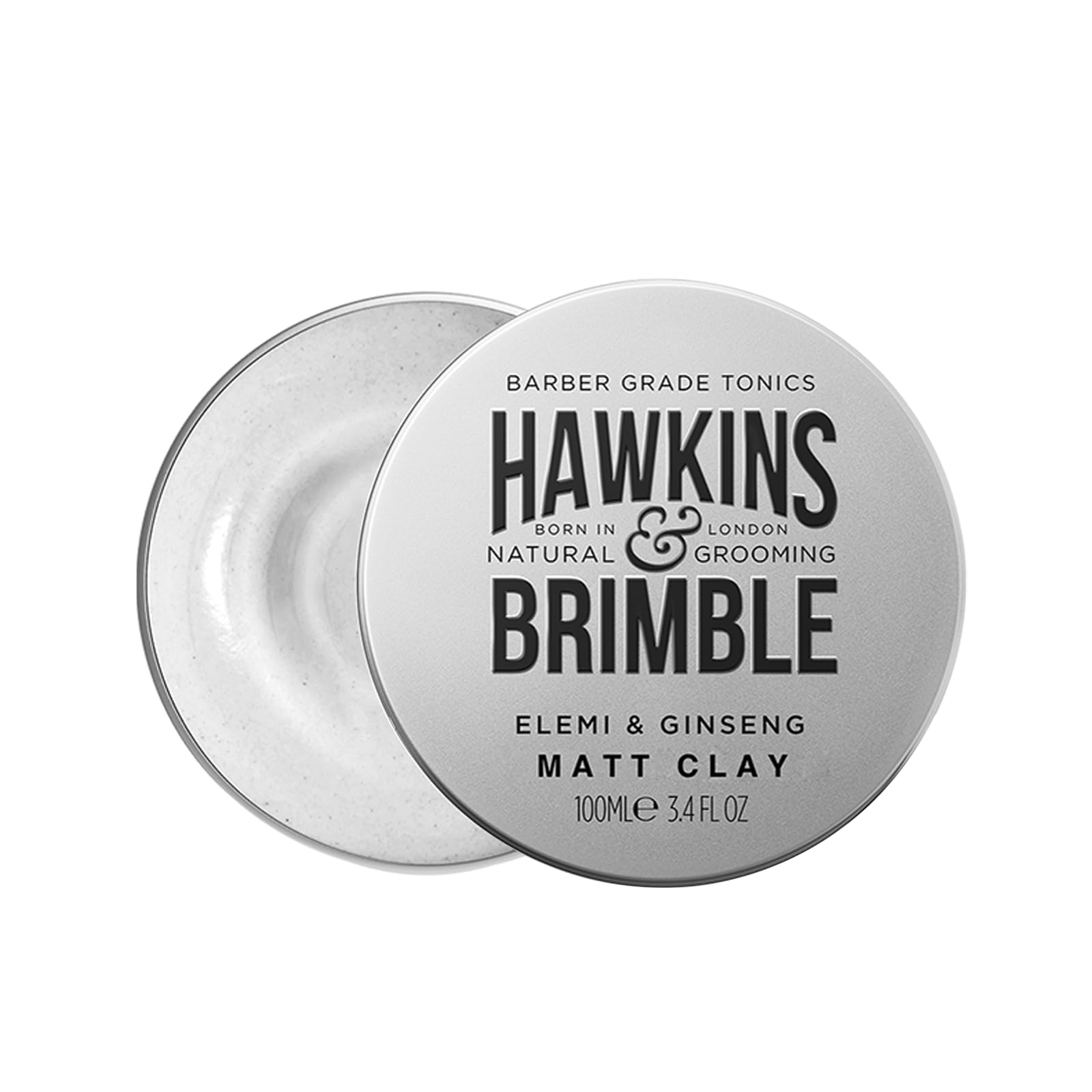 Hawkins & Brimble Matt Clay 100ml/3.4 fl oz - Non Greasy Matte Hair Styling For Men Softens Repairs Allows for Restyling | Our Acclaimed Subtle Signature Scent