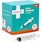 5ml Oral Syringes - 100 Pack – Luer Slip Tip, No Needle, Individually Blister Packed - Medicine Administration for Infants, T