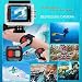Action Camera 4K Ultra hd WiFi Waterproof DV Camcorders 16MP 170 Degree Wide Angle Lens 2.0 inch LCD Screen is Designed for Extreme Sports (Blue)thumb 4