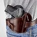 Relentless Tactical The Ultimate 3 Slot OWB Leather Gun Belt Holster - Fits S&W Shield/Glock/Springfield XD Brown Right Handed