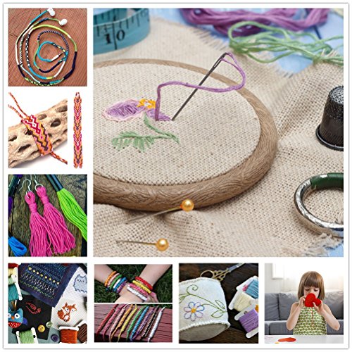 5 Premium+Rainbow+Color+Embroidery+Floss