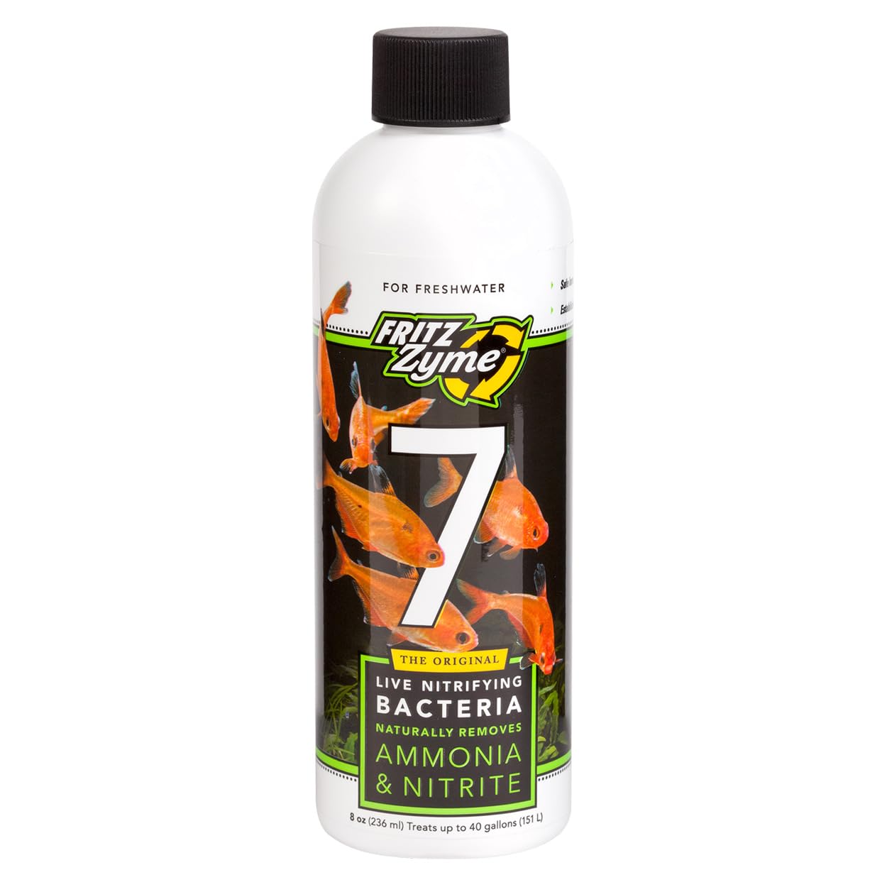Fritz Aquatics Afa80207 Fritzzyme 7-Freshwater Nitrifying Bacteria For Aquarium, 8-Ounce