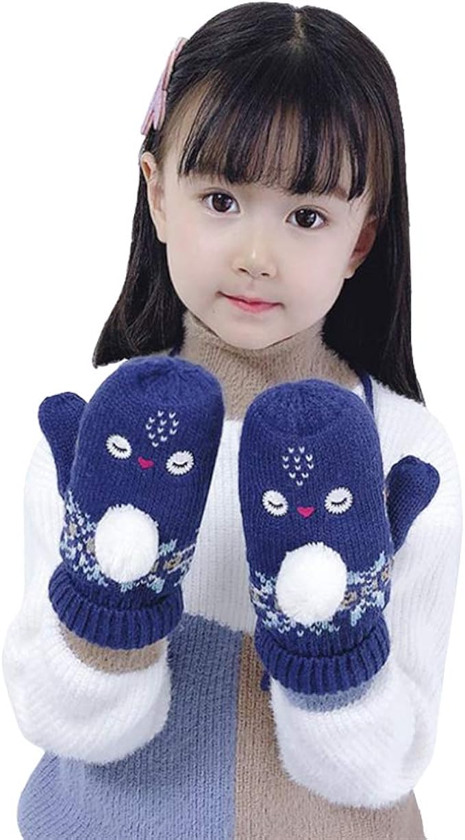 baby girl gloves with string