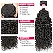 CYNOSURE Kinky Curly Bundles Human Hair 12A Brazilian Human Hair Bundles Unprocessed Curly Weave Bundles Natural Black 8 10 12inches