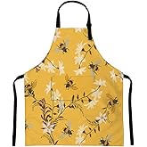 Y YIHANGBEST Aprons with Pockets Women for Kitchen Cooking Chef Server Waitress,Gifts for Adults Friend Dad Mom,27x31 Inch