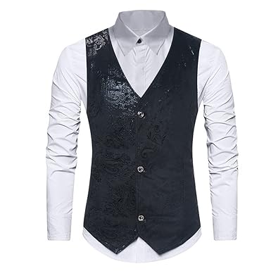 sleeveless blazer mens