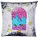GirlZone: Magical Reversible Sequin Pillow for Girls Bedroom Decor, Great Gift for Girls (Purple)